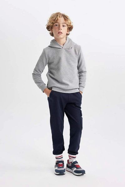 DeFacto Z4094 Jogger Sweatpants με ελαστική πόρπη και τσέπες Cargo