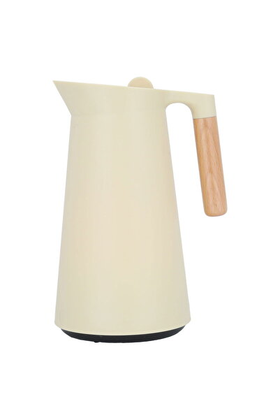 Alsaif Gallery Linda Beige Wooden Thermos 1 Liter