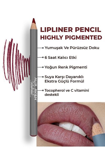 alix avien paris LIPLINER PENCIL 18 RASPBERRY MARMALADE