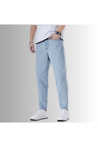 wamoss Καλοκαιρινό άνετο vintage παντελόνι Boyfriend 2025 Plus Size