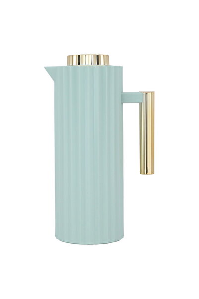 Alsaif Gallery Rawaa 2 Thermos, Bright Green And Gold, 1 Liter