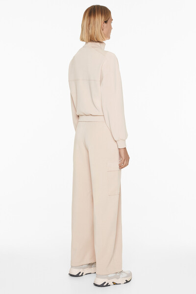 Oysho Modal içeren brushed cepli ceket