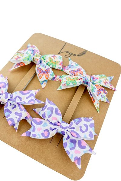 LOGO AKSESUAR Set de 4 catarame - Butterfly Concept Collet