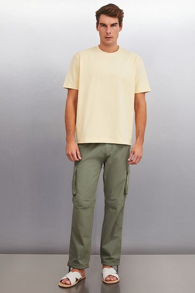 GRIMELANGE RICKY Men's Yellow Oversize T-Shirt