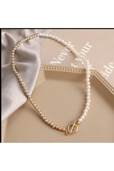 Shiklik MODA قلادة نسائية أنيقة ورائعة من اللؤلؤ