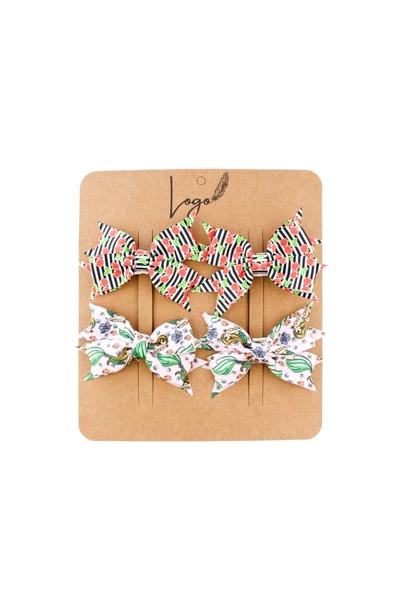 LOGO AKSESUAR Набір з 4-х шпильок - Вишневий дизайн