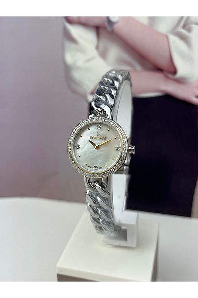 Essence Elegant Chain Steel Women's Wristwatch 3 Atm Waterproof