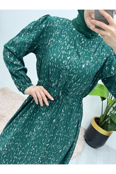 Modamorfo Rochie adunată în talie topită - Forest Year.