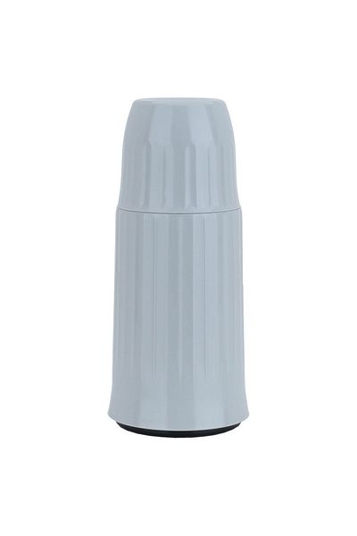 Alsaif Gallery Helios Thermos, 250 ml, Glass Inner Carrier, Plastic Outer Body - Grey