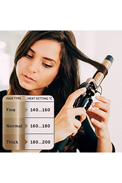 Revlon Iron Curler 32mm barrel, 30 second heat up, 20 heat settings, 200C, Long cool tip - RVIR1159