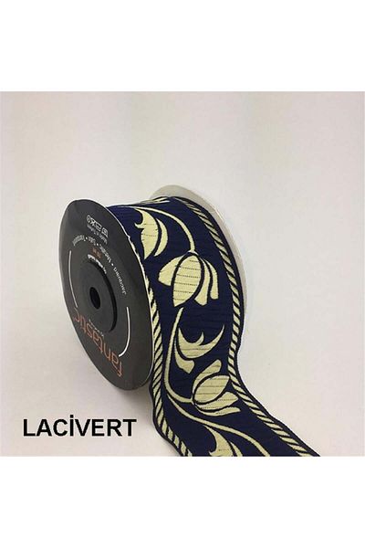 FANTASTIC 50090-Κορδέλα - 10 μ Lacivert-Χρυσό