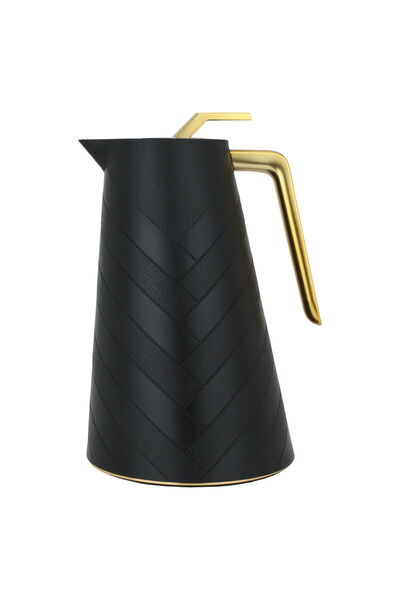 Alsaif Gallery Glory Pro Thermos Black Gold Handle 1.5 Liters