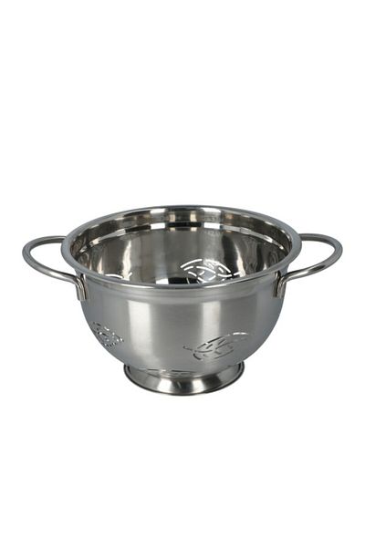 Chef Craft Stainless Steel Rust-Resistant Leaf Design Colander 5quarts