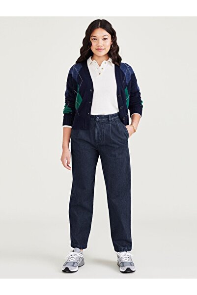 Dockers High Waist Pleated Original Khaki Tapered Pantolon