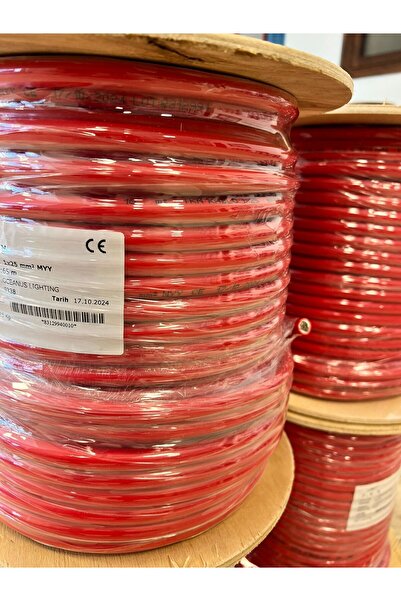 OceanusLighting Akü Kablosu 1x25mm Marin Kablo - Siyah