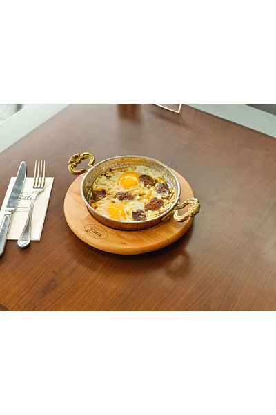 Davi Ahşap Wooden Presentation Plate - Elegance for Traditional Flavours