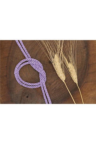 Gül Lilac Cord - 3.5 mm and 10 m
