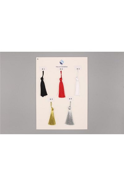 Gül 7 cm Gold Polyester Tassel