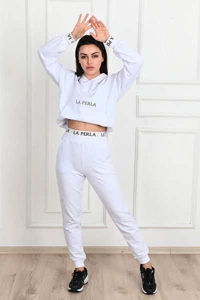 Koza Butik Women's Summer Printed Tracksuit 3685-23