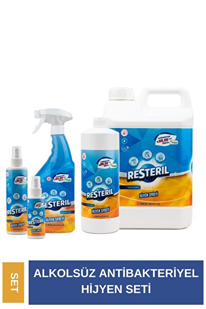 Resteril Antibakteriyel Klozet Kapağı Temizleyici Dezenfektan Sprey Küf Gider...