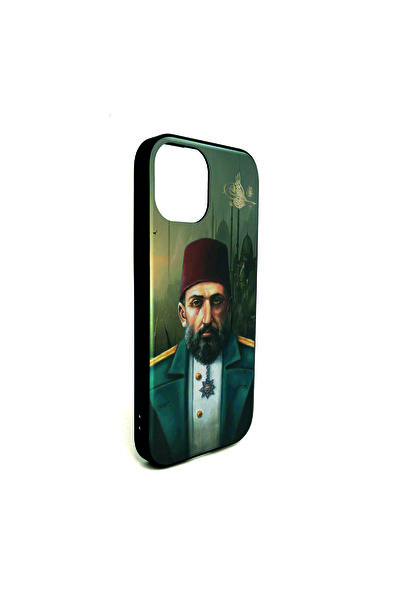 Sadrazam Apple Iphone 15 Sultan Abdulhamid Han Baskılı Cam Arkalı Cep Telefon...