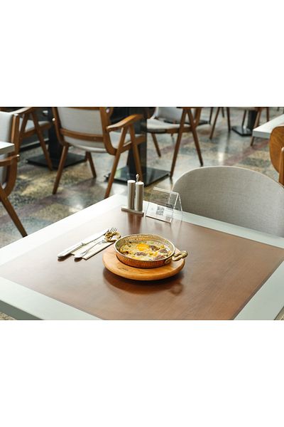 Davi Ahşap Wooden Presentation Plate - Elegance for Traditional Flavours