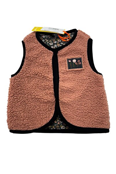 Esterella Baby Girl Welsoft Double-Sided Waistcoat/Baby Waistcoat with Floral Lining/Baby Girl Waistcoat