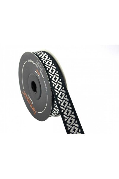 FANTASTIC 16069-Bordür - 10 م أسود-فضي