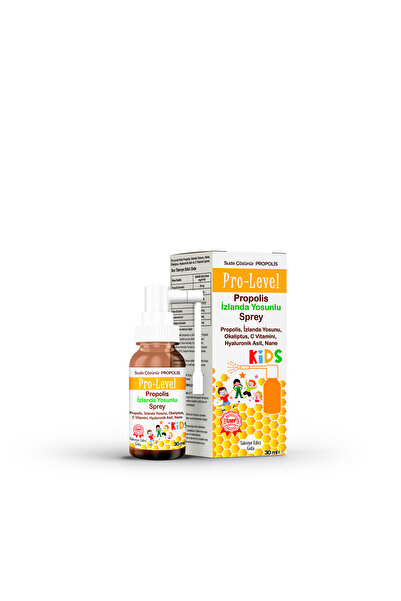 PRO LEVEL KİDS PROPOLİS VE İZLANDA YOSUNLU BOĞAZ SPREYİ 30 ML