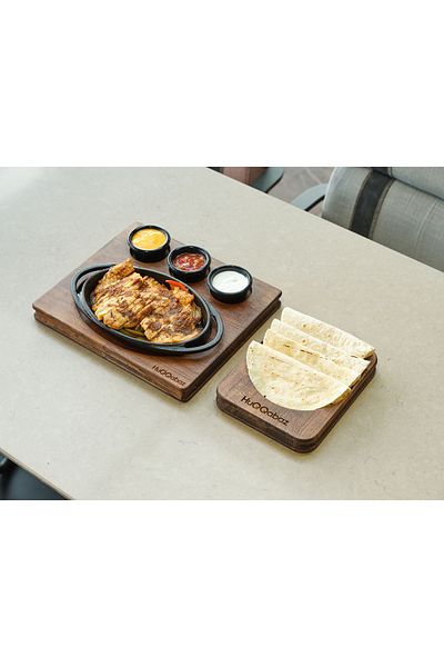 Davi Ahşap Wooden Multi-Purpose Presentation Plate - Stylish and Functional