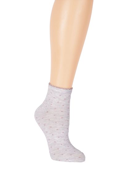 SUWEN Dotty Picot Midi Socks