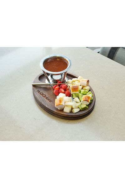 Davi Ahşap Wooden Presentation Plate - Stylish Design