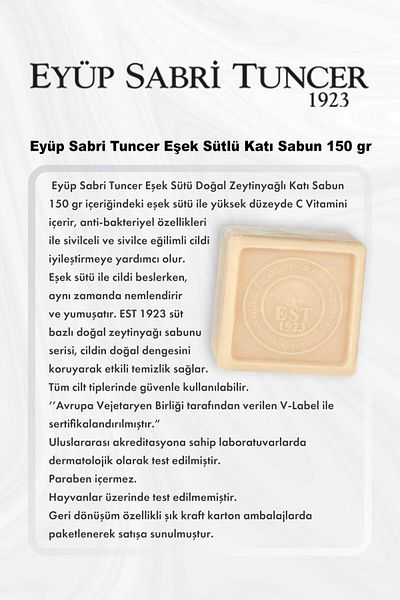 Eyüp Sabri Tuncer 150 g Rosie Cotton Donkey Milk Solid Soap - Buy 5 and Pay 4