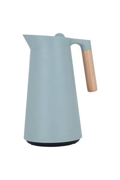 Alsaif Gallery Linda Thermos Dark Green Matcha Wooden Handle 1 Liter