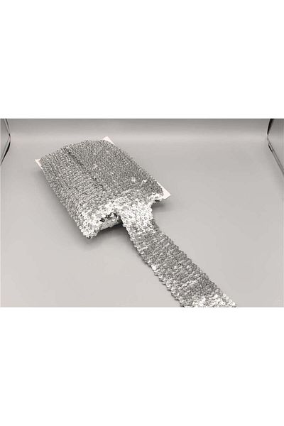 Gül 7 Row Stamps Ribbon - 12 Mt Silver