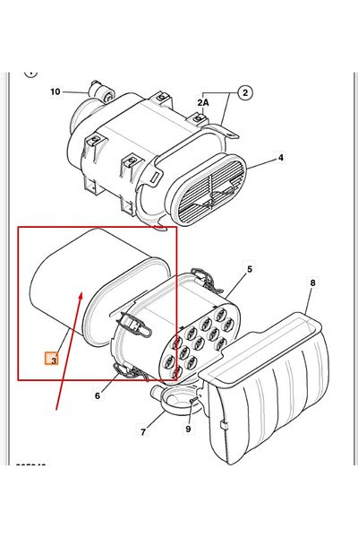 Orjinal 32/925682 - AIR FILTER EXTERNAL (JCB MOTOR)