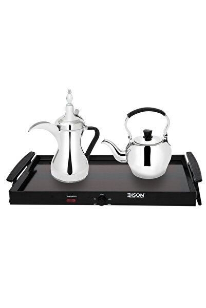 Edison Multi-Purpose Grill And Heating Tray, Black, 600 Watts