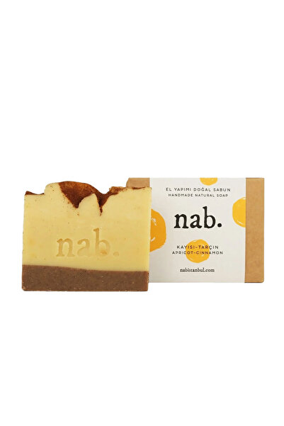 nab. Doğal El Yapımı Kayısı - Tarçın Sabunu 100 Gr.