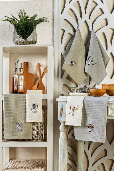 Rebeka Set of 6 Kitchen Cloths - Chef Series