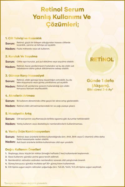 Ceremony Retinol Serum 30 ml | Kırışıklık Karşıtı Yenileyici Sıkılaştırıcı Gece Serumu