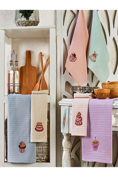 Rebeka Velrobe 6-Piece Kitchen Drying Cloth Set (40X60)