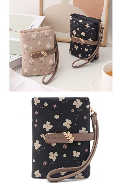 rinkadoll Якісні м'які шкіряні гаманці з квітковим візерунком