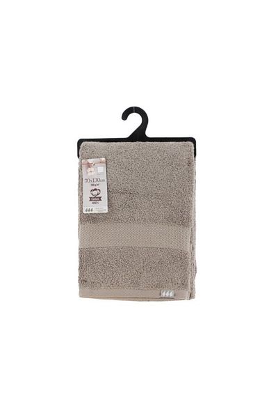 Tendance Cotton Highly Absorbent Soft Bath Towel Taupe 70 x 130cm