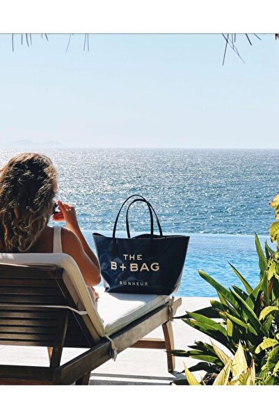 Bonheur PolyPop Midnight Blue Tote Bag