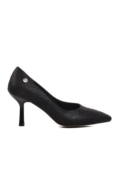 Pierre Cardin PC-54050 Μαύρα γυναικεία παπούτσια με τακούνι