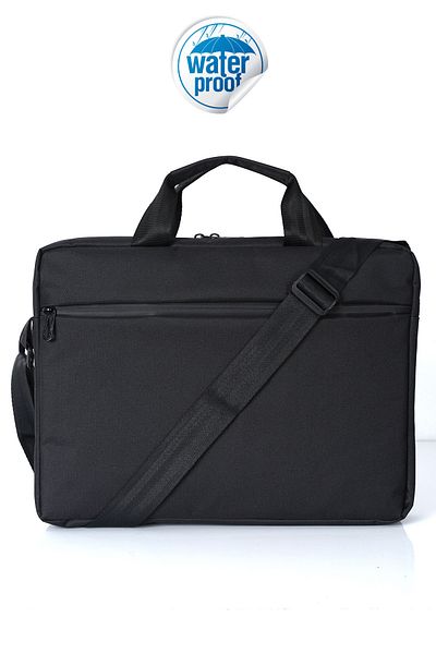 RELIANCE 13"-15.6" Geanta pentru laptop pentru notebook - Fermoar rezistent la apa - negru