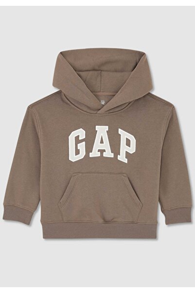 GAP Erkek Bebek Kahverengi Gap Logo Fleece Sweatshirt