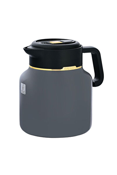 Everest Sarah Thermos Dark Gray With Black Handle 1.5 Litres