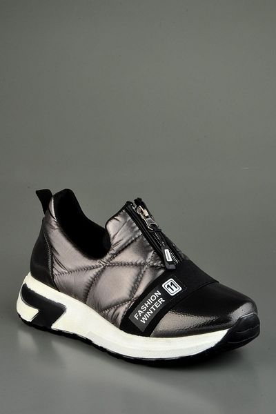 KONFOR Γυναικεία αθλητικά παπούτσια AKAY Platinum Color Parachute Fabric Fashion Winter