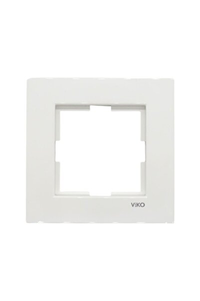 VİKO Karre Beyaz Μονό Πλαίσιο (90960200) Συσκευασία 10 τεμαχίων